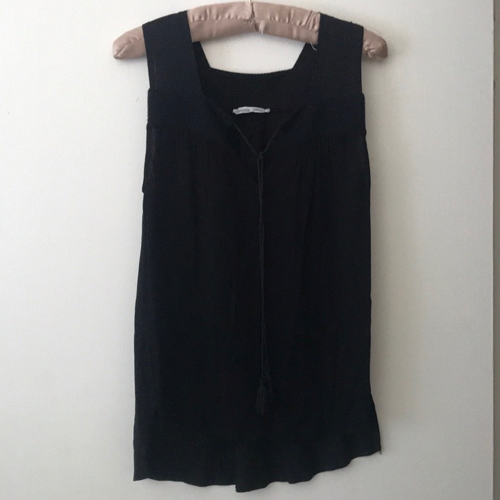 Zara Sleeveless Top with Tassel Ties 💃